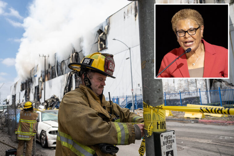 plans-quietly-laid-to-rebuild-burned-la-warehouse-after-mayor-karen-bass-vowed-company-would-never-return