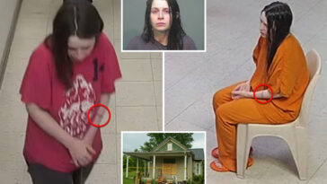 ohio-house-of-horrors-mom-appears-to-have-mysterious-mark-on-her-arm-—-and-tries-to-cover-it-up-in-new-booking-video
