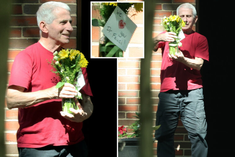 limelight-loving-fauci-all-smiles-as-he’s-surprised-by-flowers-left-by-adoring-fan-—-after-getting-savaged-by-senate-republicans