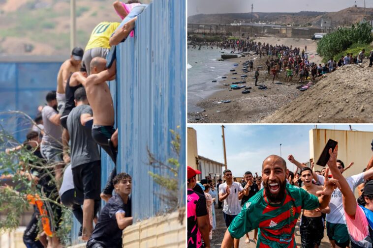thousands-of-migrants-rush-spanish-border,-prompting-call-for-national-emergency:-‘absolute-chaos’