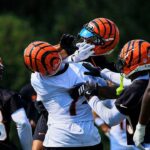 ja’marr-chase-throws-helmet-as-fight-breaks-out-on-first-day-of-bengals-training-camp