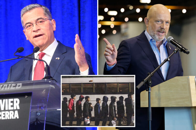 video-shows-200-migrant-children-at-california-container-site-during-xavier-becerra’s-hhs-tenure