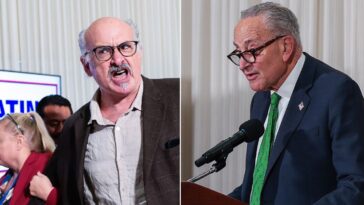 watch:-chuck-schumer-gets-in-shouting-match-with-heckler-during-news-conference