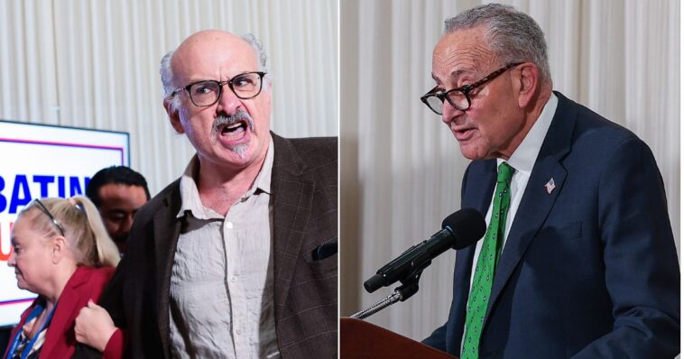 watch:-chuck-schumer-gets-in-shouting-match-with-heckler-during-news-conference