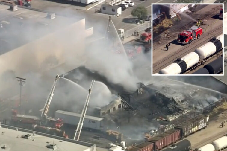 warehouse-fire-breaks-out-near-site-of-boyle-heights-disaster