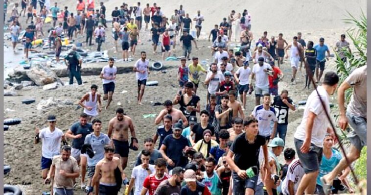 update:-spain-deploys-military-to-chaotic-ceuta-as-the-enclave-is-completely-overrun-by-migrant-invaders-–-morocco-reportedly-agrees-to-take-the-illegals-back-(videos)