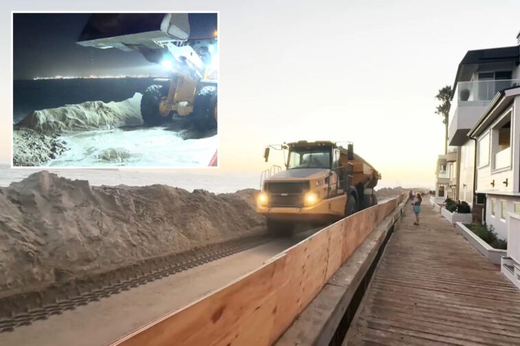 california-beach-city’s-massive-deadly-wave-defenses-caught-being-built-in-wild-video