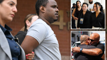 coward-career-criminal-charged-with-killing-retired-nypd-cop’s-son,-12,-dodges-victim’s-family-in-court