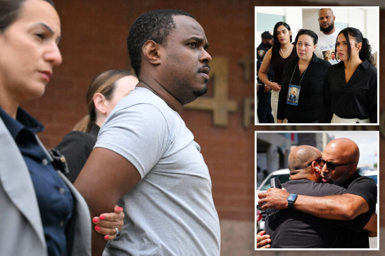 coward-career-criminal-charged-with-killing-retired-nypd-cop’s-son,-12,-dodges-victim’s-family-in-court