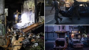 russia-hits-ukrainian-capital-with-ballistic-missiles-and-drones,-killing-at-least-9