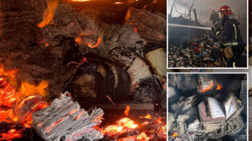 millions-of-ukrainian-books-incinerated-in-russian-drone-strike-—-as-vladimir-putin-looks-to-wipe-out-ukraine’s-culture,-identity