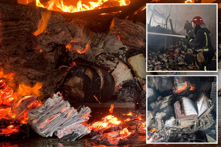 millions-of-ukrainian-books-incinerated-in-russian-drone-strike-—-as-vladimir-putin-looks-to-wipe-out-ukraine’s-culture,-identity
