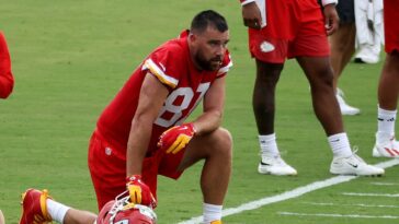fans-stunned-at-travis-kelce’s-training-camp-physique-after-nuptials-to-taylor-swift