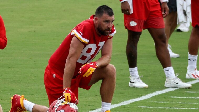 fans-stunned-at-travis-kelce’s-training-camp-physique-after-nuptials-to-taylor-swift