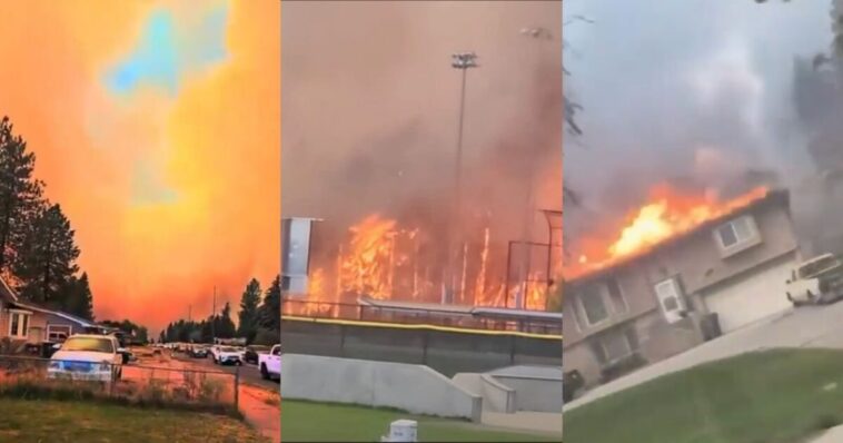 apocalyptic-inferno-in-spokane:-fast-moving-wildfire-forces-mass-evacuations-as-homes-burn-and-hospital-is-emptied-(videos)
