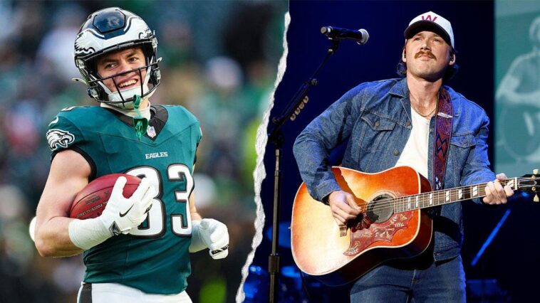 eagles’-cooper-dejean-walks-out-with-morgan-wallen-during-final-stop-on-‘i’m-the-problem’-tour
