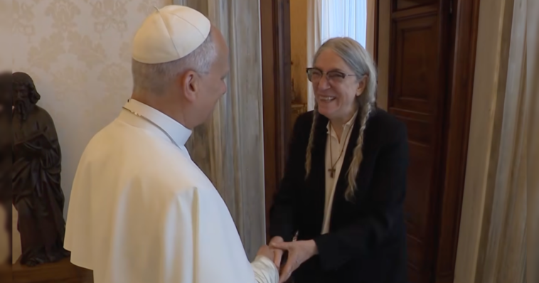 ‘shared-mission’:-pope-leo-xiv-meets-with-radical-pro-abortion-rocker-patti-smith