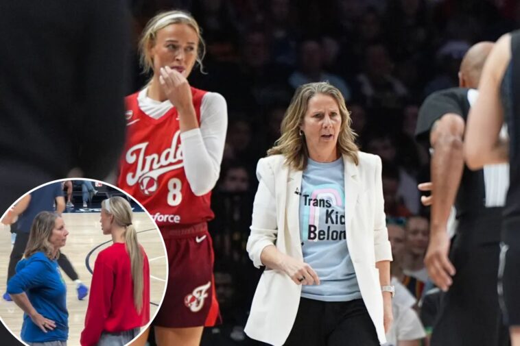 cheryl-reeve-chats-with-sophie-cunningham,-wears-‘trans-kids-belong’-shirt-after-fever-star’s-comments