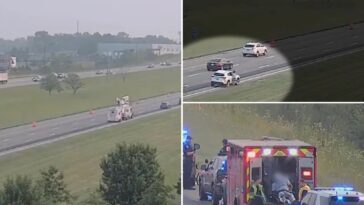 suspect-tries-to-evade-ohio-cops-by-diving-onto-woman’s-car-while-she’s-zooming-down-the-interstate:-video