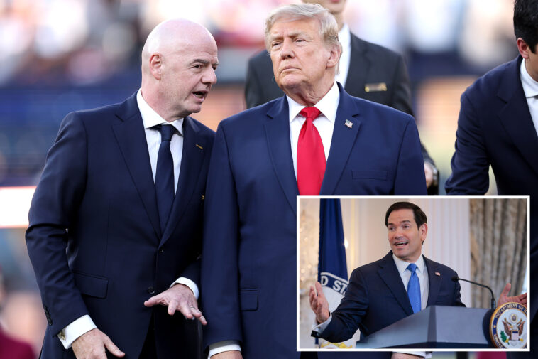 under-fire-fifa-boss-gianni-infantino-begs-trump-white-house-to-save-his-job,-set-for-talks-with-marco-rubio:-sources