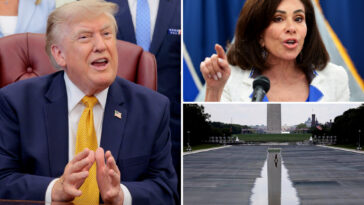 trump-says-jeanine-pirro-‘choked’-by-tossing-out-reflecting-pool-‘vandalism’-case-against-olympian:-‘folded-like-an-umbrella’