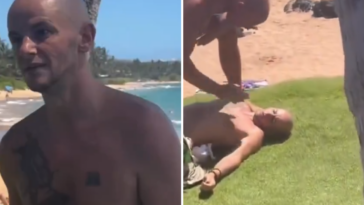 cursing,-unhinged-democratic-congressional-candidate-arrested-after-violent-altercation-on-keawakapu-beach-(video)