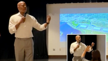 ex-nyc-mayor-eric-adams-mercilessly-heckled-as-he-tries-to-pitch-wisconsin-town-on-ai-data-center:-video