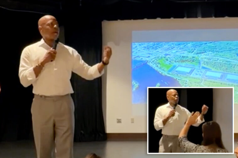 ex-nyc-mayor-eric-adams-mercilessly-heckled-as-he-tries-to-pitch-wisconsin-town-on-ai-data-center:-video