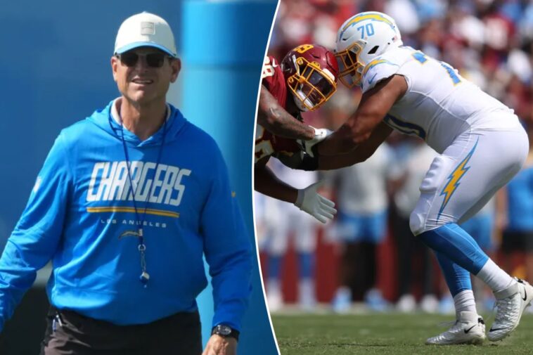 chargers’-rashawn-slater-gets-injury-scare,-heads-to-medical-tent-during-training-camp