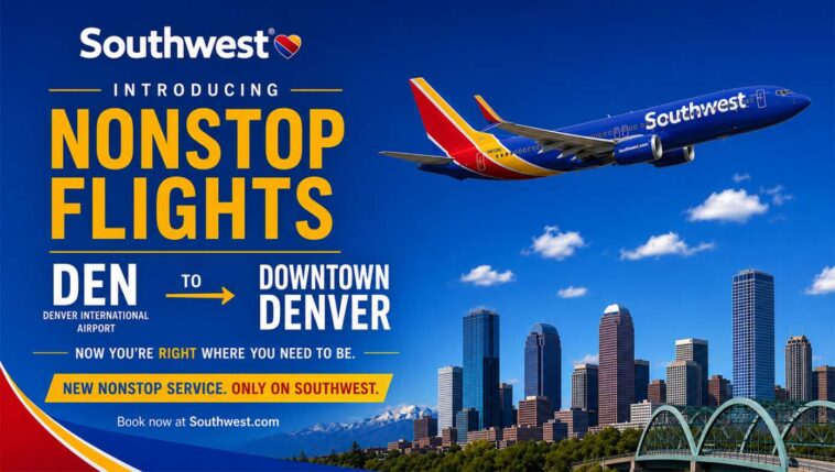 southwest-announces-nonstop-flights-from-denver-airport-to-downtown-denver