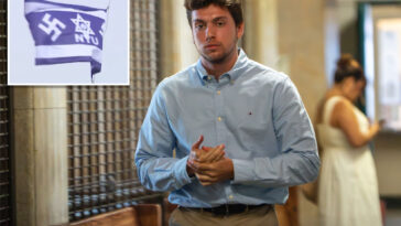 nyu-student-accused-of-raising-swastika-flag-at-campus-site-dedicated-to-jewish-donor-shows-face-in-manhattan-court