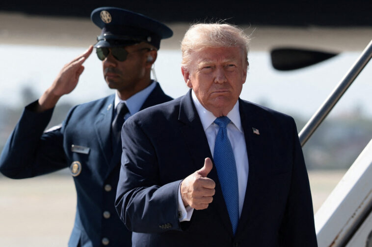 president-trump-lands-in-los-angeles-for-socal-visit-and-fundraiser