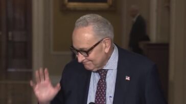watch:-nervous-chuck-schumer-dodges-questions-about-endorsing-socialist-michigan-senate-candidate-in-general-election-and-whether-rise-of-dsa-is-good-for-party