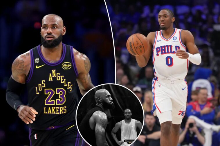 lebron-james-gives-glimpse-of-76ers-future-with-tyrese-maxey-workout