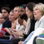 hillary-clinton-appears-mesmerized-by-wnba-team’s-dancing-elephant-mascot