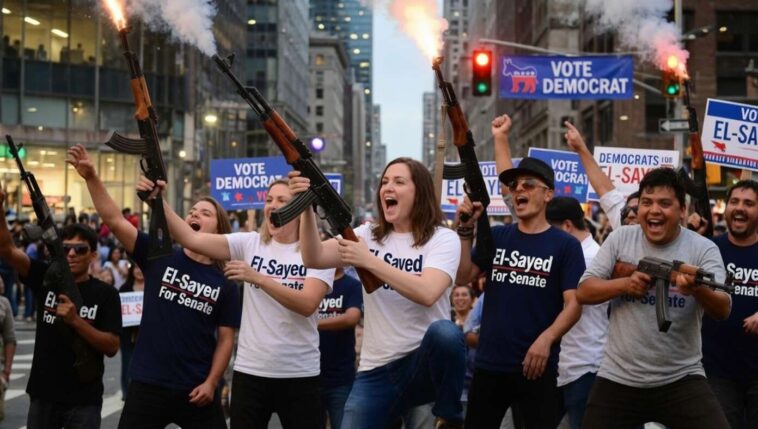 democrats-celebrate-el-sayed-victory-by-firing-ak-47s-into-the-air