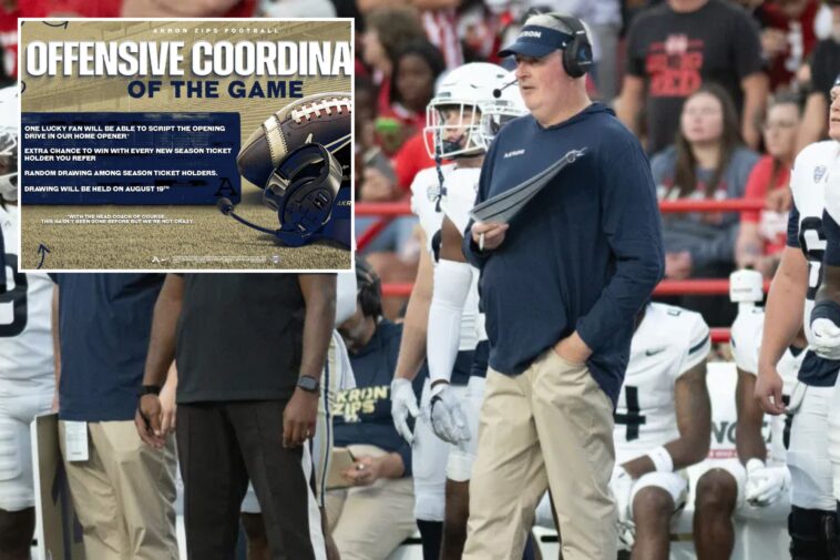 akron-reveals-shocking-promotion-allowing-fan-to-be-offensive-coordinator-for-one-drive