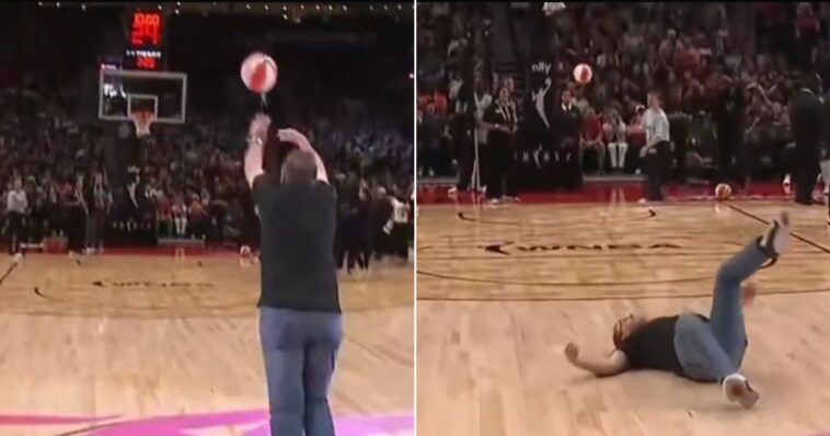 watch:-‘bob!-are-you-ok?’-wnba-half-court-shot-contest-goes-embarrassingly-badly-for-1-unlucky-fan