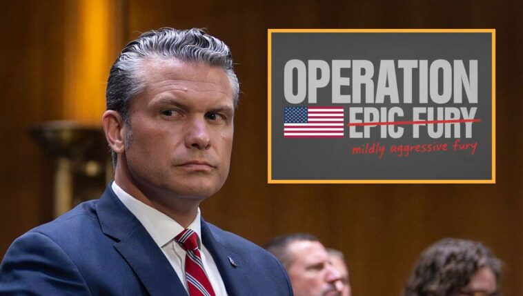 due-to-depleted-missile-supply,-‘operation-epic-fury’-downgraded-to-‘operation-mildly-aggressive-fury’