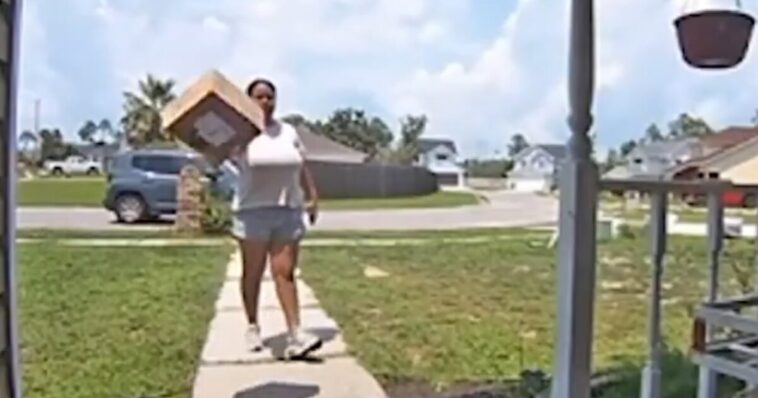 going-viral:-delivery-driver-carelessly-hurls-amazon-package-onto-porch-(video)