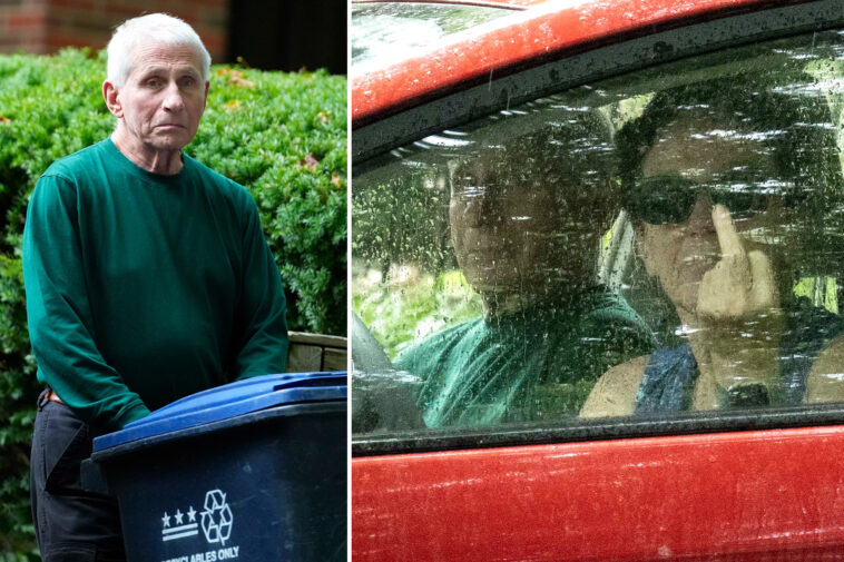 fauci’s-fed-up-wife-flips-the-bird-as-ex-top-doc-miserably-takes-out-trash-hours-after-contempt-vote