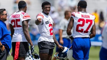 deonte-banks-finds-himself-in-giants-training-camp-starting-battle-after-two-rough-seasons