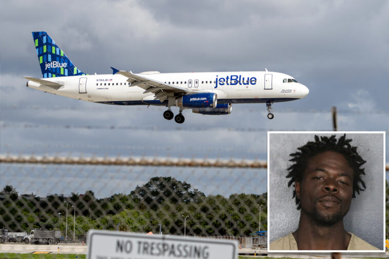 florida-man-arrested-after-climbing-fence,-sneaking-onto-jetblue-plane-and-falling-asleep:-report
