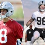 kirk-cousins-bum-rushes-maxx-crosby-during-raiders-practice
