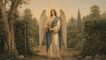 angel-still-guarding-eden-with-flaming-sword-wondering-if-he-can-move-yet