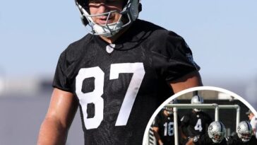 raiders’-tight-end-dishes-on-which-wide-receiver-is-‘moving-up’-in-training-camp