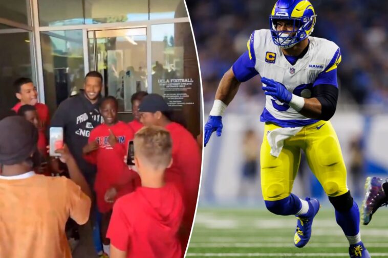 aaron-donald-drops-on-point-7-word-reaction-to-rams-return-from-ucla-training-camp