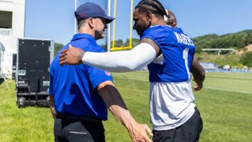 why-malik-nabers-is-sticking-close-to-john-harbaugh-at-giants-camp