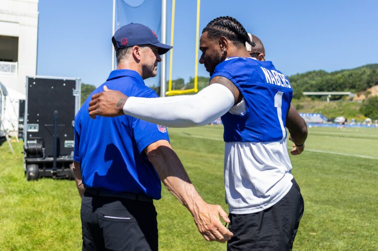 why-malik-nabers-is-sticking-close-to-john-harbaugh-at-giants-camp