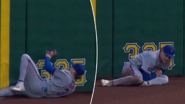 carson-benge-exits-after-crashing-into-wall-to-make-catch-in-potential-mets-scare